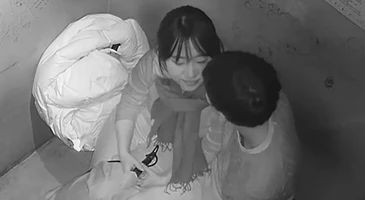 노래방에서 꼼지락 꼼지락 귀여운 커플