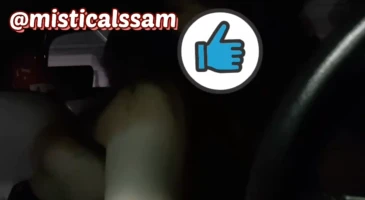 카섹스를 즐기는 트위터 미스티컬 친구