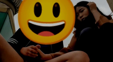 간단 대딸 연작 - 옥상에서 야외 대딸