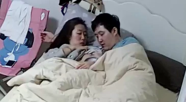 반반한 외모의 와이프와 뽀얀 흰피부의 남편