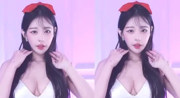 야시시한 의상에 장원영 메이크업으로 화제가 된 BJ 루루