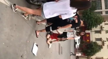 불륜 때문에 치고 박고 싸우는 중국인들