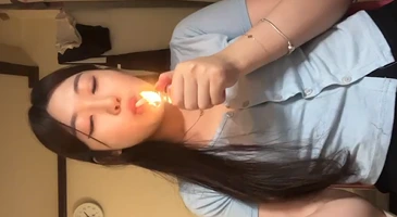 푸짐한 몸매의 흰티녀 인스타 라방
