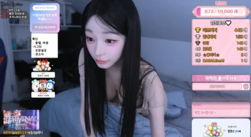 1분경 꼭지 제대로 노출하는 BJ 로하