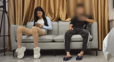 남자를 압도하는 신장의 꺽다리녀