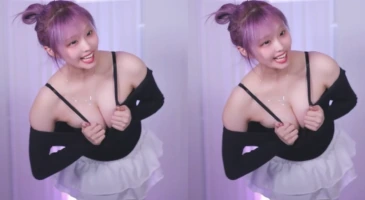 보라색 머리의 왕가슴 베라 리액션 모음 02화