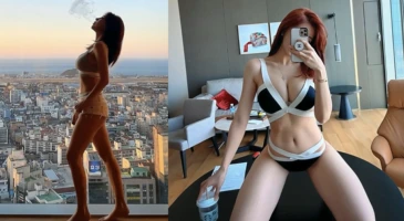 의첸중에 젖가슴 노출하는 복실이