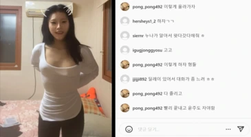 앙큼한 여우년 잉징이 인스타 라이브