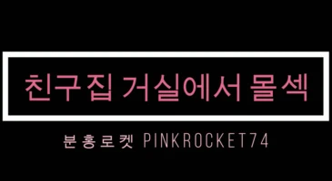 한베커플 - 친구집 거실에서 몰래 섹스한 날[+해설]