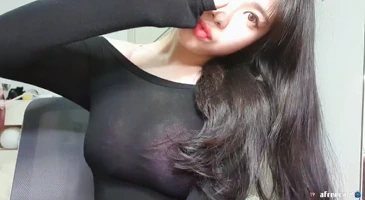 애기유 아프리카 시스루 방송