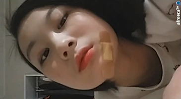 아프리카 생방중 돌발자위하는 또라이년