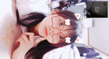 커여운 개구장이와 영상통화