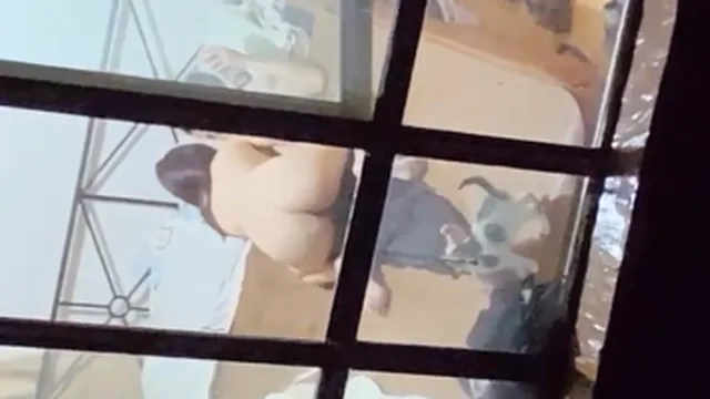 건너편 아파트 도촬 전문범