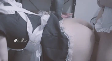 고추 메이드에게 박히는 짬지 메이드