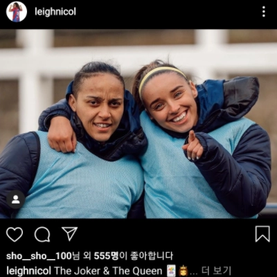 영국 여자축구 선수 Leigh Nicol 유출