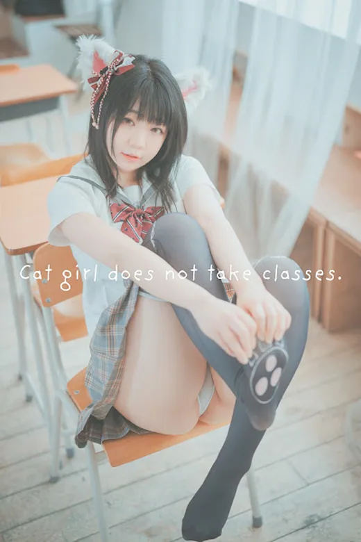 DJAWA Photo – Pian (피안화) – Cat girl does not take classes